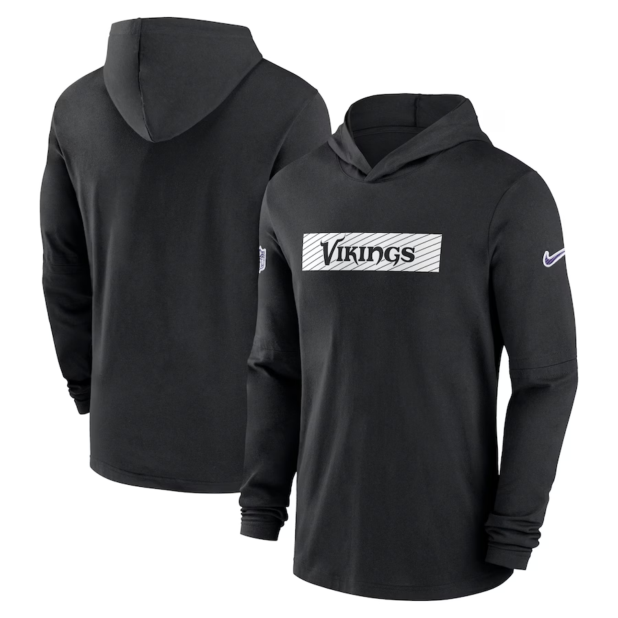 Men Minnesota Vikings black style 4->minnesota vikings->NFL Jersey